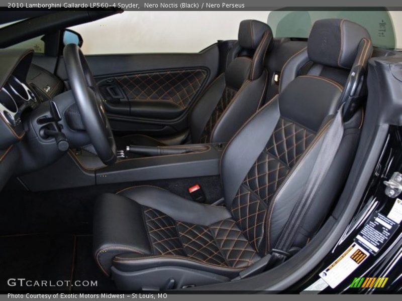 Front Seat of 2010 Gallardo LP560-4 Spyder