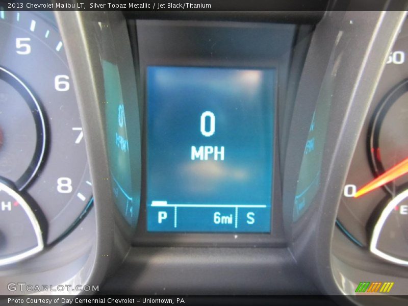 Silver Topaz Metallic / Jet Black/Titanium 2013 Chevrolet Malibu LT