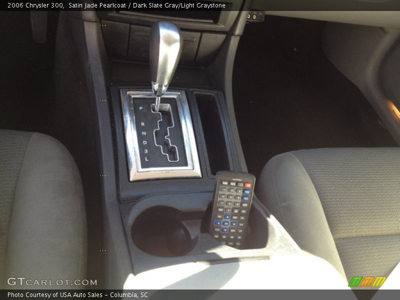 Satin Jade Pearlcoat / Dark Slate Gray/Light Graystone 2006 Chrysler 300