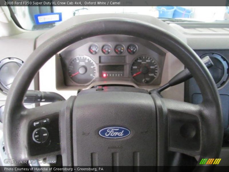 Oxford White / Camel 2008 Ford F350 Super Duty XL Crew Cab 4x4