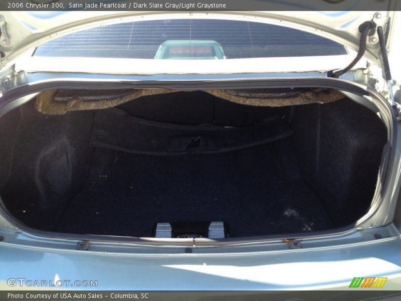 Satin Jade Pearlcoat / Dark Slate Gray/Light Graystone 2006 Chrysler 300
