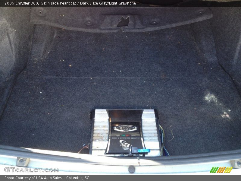 Satin Jade Pearlcoat / Dark Slate Gray/Light Graystone 2006 Chrysler 300