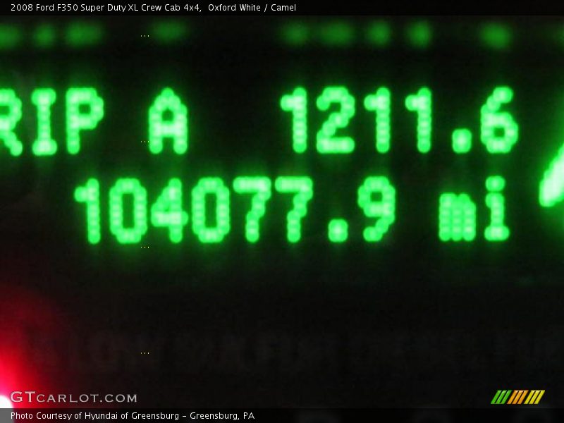 Oxford White / Camel 2008 Ford F350 Super Duty XL Crew Cab 4x4