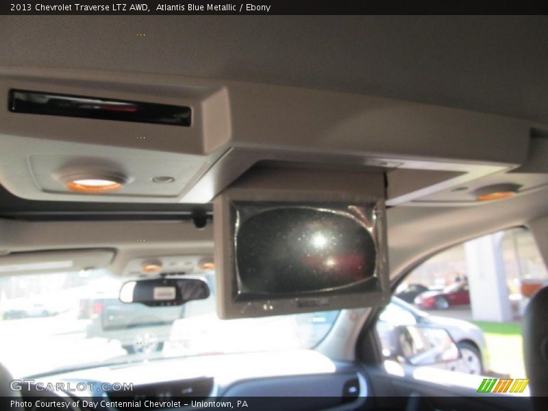 Atlantis Blue Metallic / Ebony 2013 Chevrolet Traverse LTZ AWD