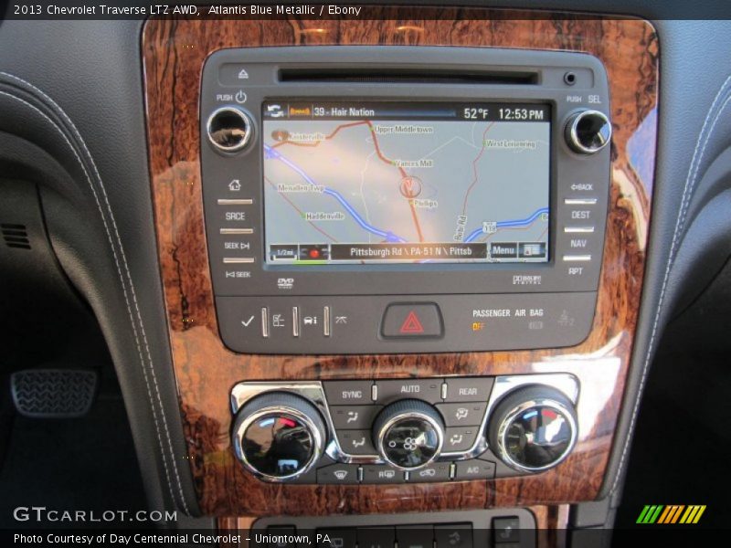 Navigation of 2013 Traverse LTZ AWD