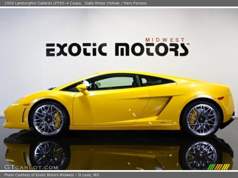 Giallo Midas (Yellow) / Nero Perseus 2009 Lamborghini Gallardo LP560-4 Coupe