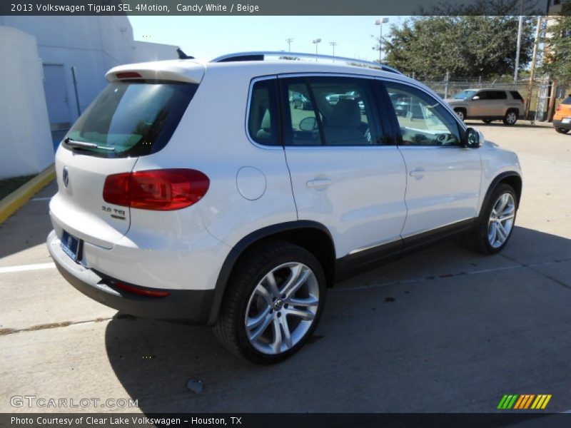 Candy White / Beige 2013 Volkswagen Tiguan SEL 4Motion