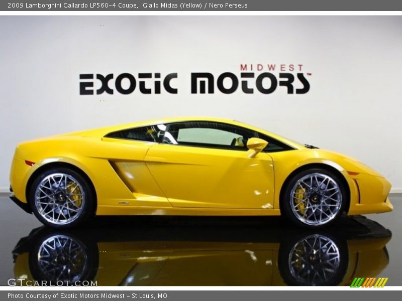 Giallo Midas (Yellow) / Nero Perseus 2009 Lamborghini Gallardo LP560-4 Coupe