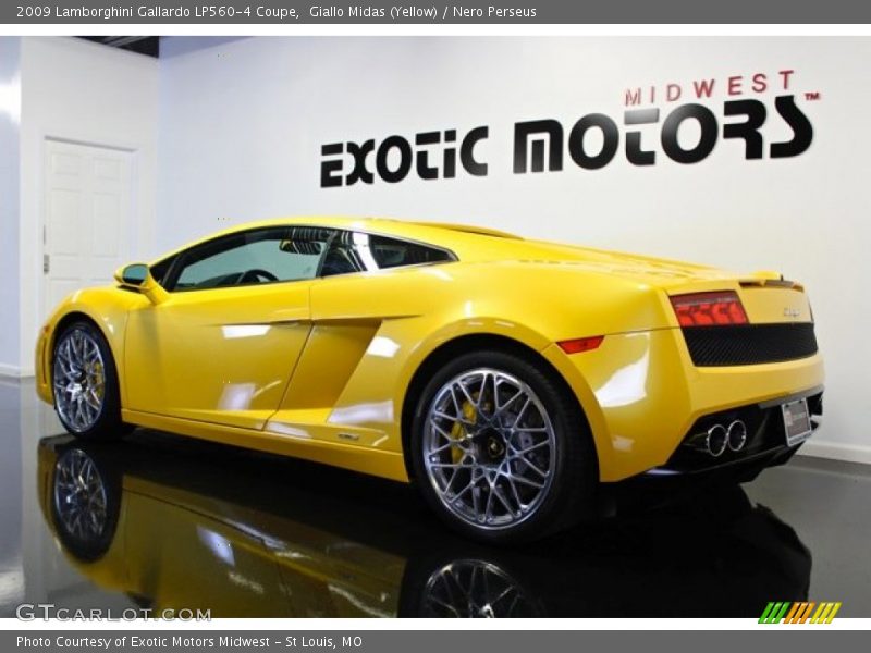 Giallo Midas (Yellow) / Nero Perseus 2009 Lamborghini Gallardo LP560-4 Coupe