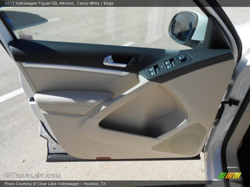 Candy White / Beige 2013 Volkswagen Tiguan SEL 4Motion