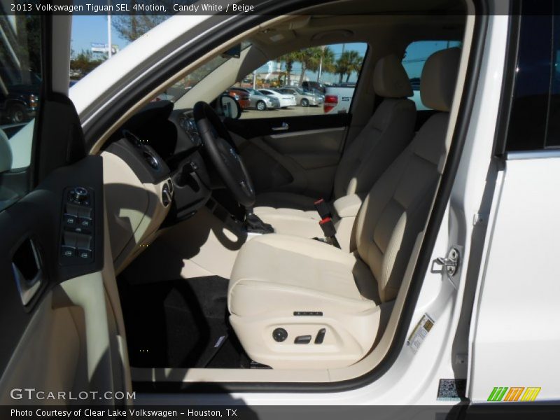 Candy White / Beige 2013 Volkswagen Tiguan SEL 4Motion
