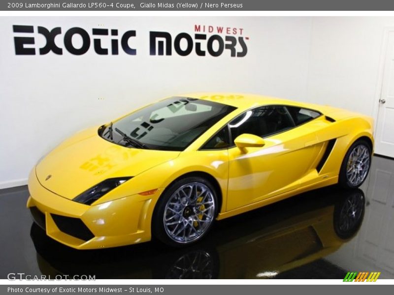 Giallo Midas (Yellow) / Nero Perseus 2009 Lamborghini Gallardo LP560-4 Coupe