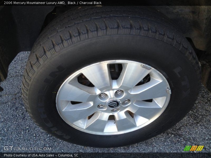 Black / Charcoal Black 2006 Mercury Mountaineer Luxury AWD