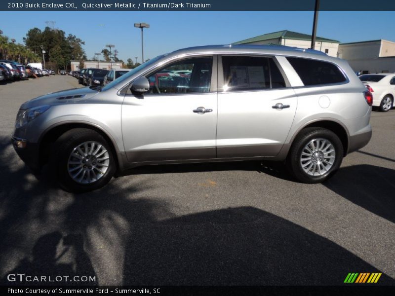 Quicksilver Metallic / Titanium/Dark Titanium 2010 Buick Enclave CXL
