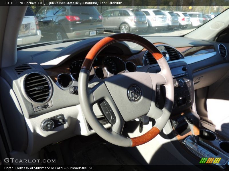 Quicksilver Metallic / Titanium/Dark Titanium 2010 Buick Enclave CXL