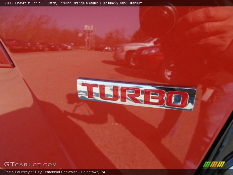 Inferno Orange Metallic / Jet Black/Dark Titanium 2013 Chevrolet Sonic LT Hatch