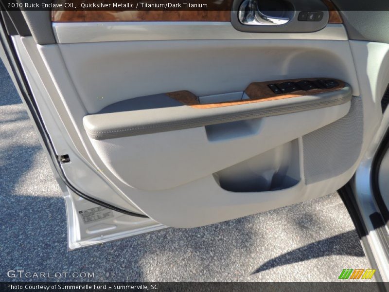 Quicksilver Metallic / Titanium/Dark Titanium 2010 Buick Enclave CXL