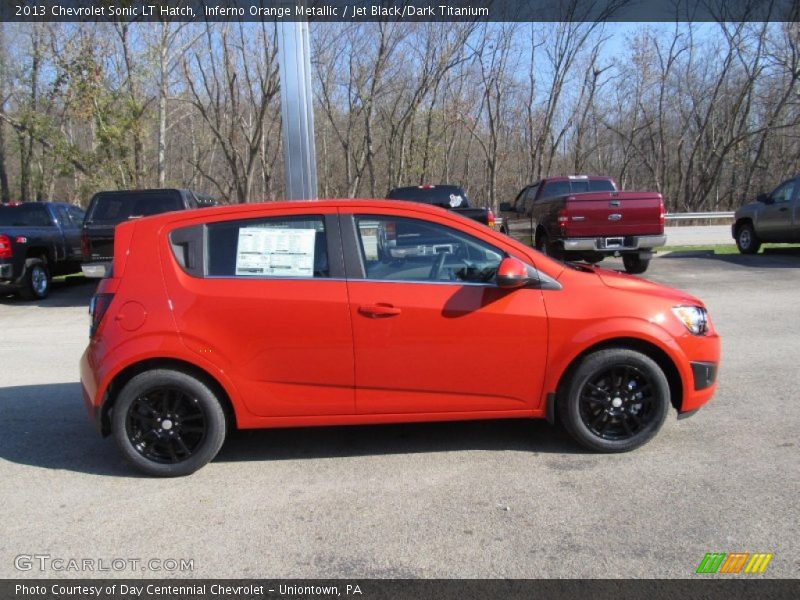  2013 Sonic LT Hatch Inferno Orange Metallic