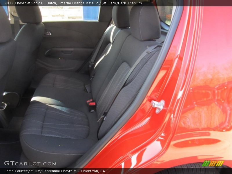 Inferno Orange Metallic / Jet Black/Dark Titanium 2013 Chevrolet Sonic LT Hatch