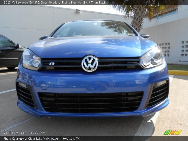 Rising Blue Metallic / Titan Black 2013 Volkswagen Golf R 2 Door 4Motion