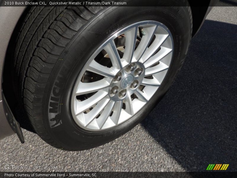 Quicksilver Metallic / Titanium/Dark Titanium 2010 Buick Enclave CXL