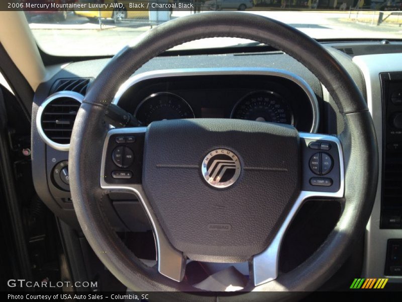 Black / Charcoal Black 2006 Mercury Mountaineer Luxury AWD