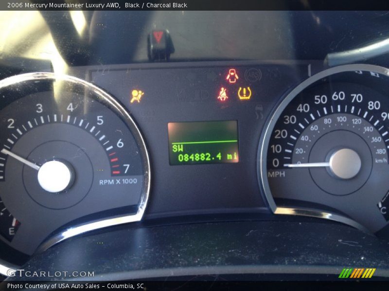 Black / Charcoal Black 2006 Mercury Mountaineer Luxury AWD