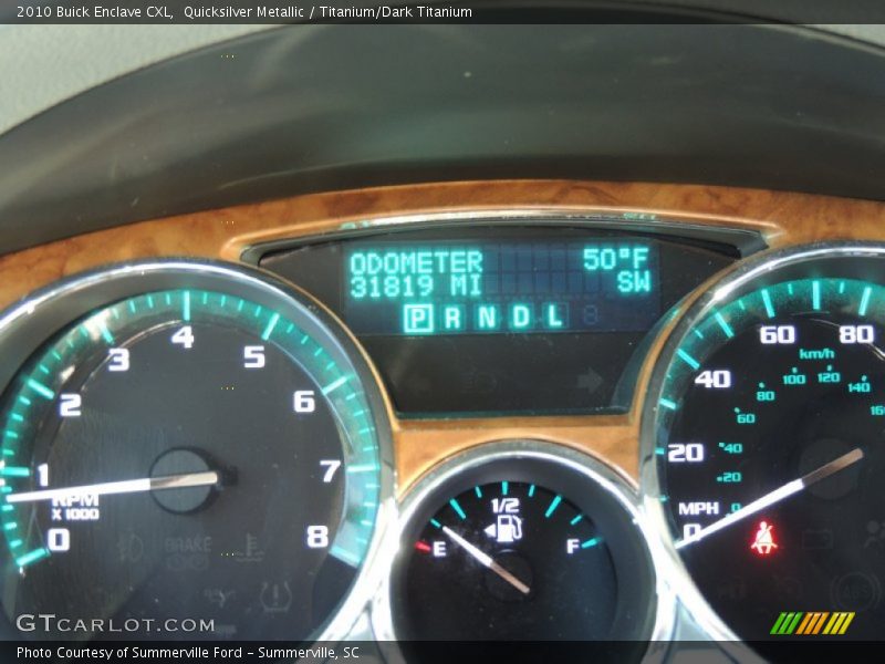 Quicksilver Metallic / Titanium/Dark Titanium 2010 Buick Enclave CXL