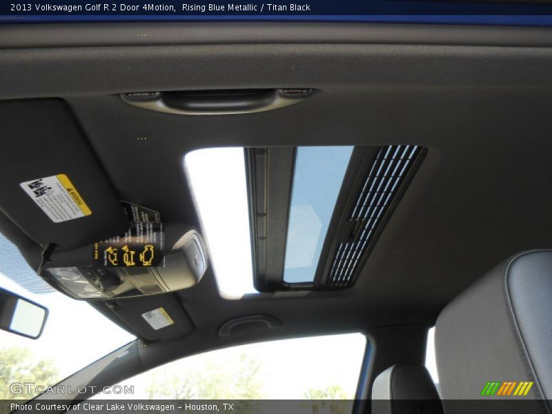 Sunroof of 2013 Golf R 2 Door 4Motion