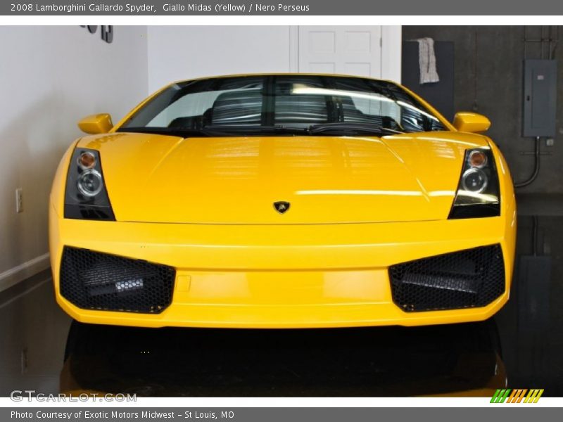 Giallo Midas (Yellow) / Nero Perseus 2008 Lamborghini Gallardo Spyder