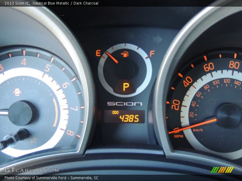 Nautical Blue Metallic / Dark Charcoal 2013 Scion tC