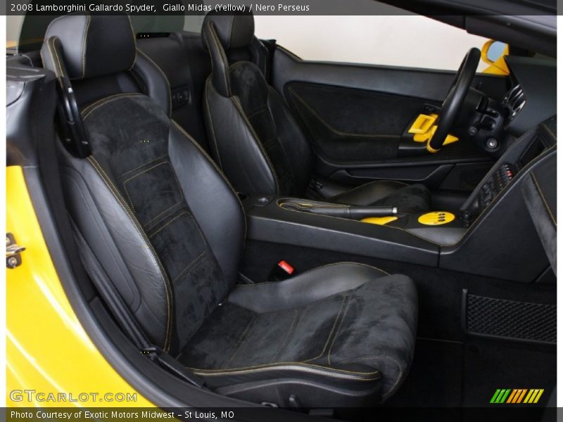 Giallo Midas (Yellow) / Nero Perseus 2008 Lamborghini Gallardo Spyder