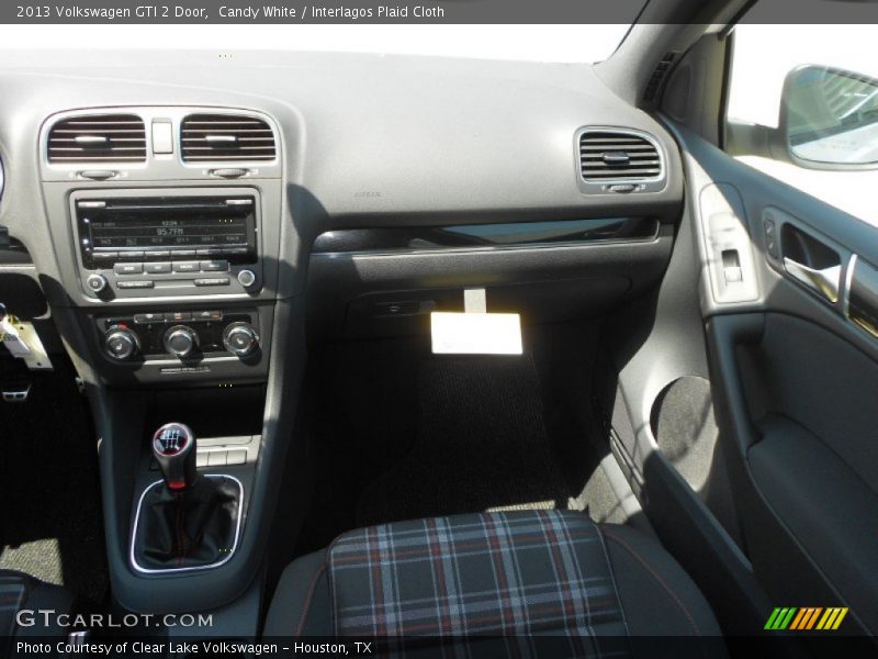 Candy White / Interlagos Plaid Cloth 2013 Volkswagen GTI 2 Door