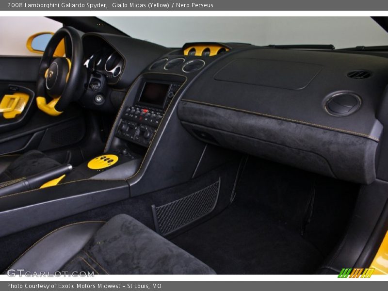 Giallo Midas (Yellow) / Nero Perseus 2008 Lamborghini Gallardo Spyder