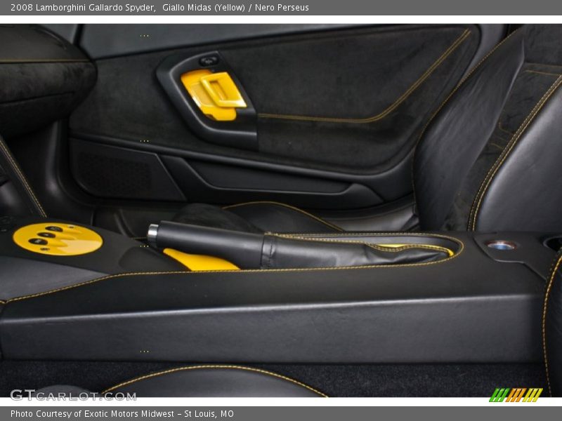 Giallo Midas (Yellow) / Nero Perseus 2008 Lamborghini Gallardo Spyder