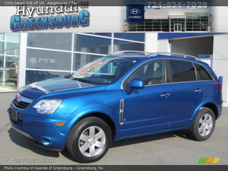Aquamarine / Tan 2009 Saturn VUE XR V6