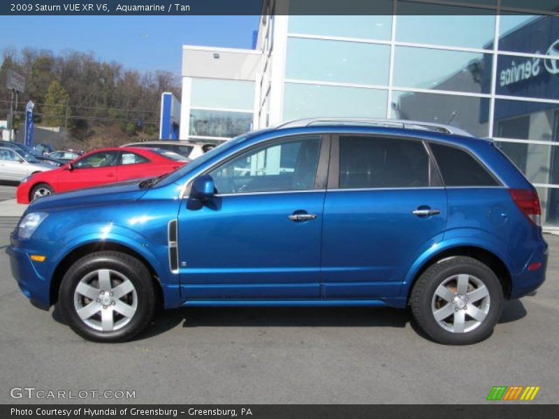 Aquamarine / Tan 2009 Saturn VUE XR V6