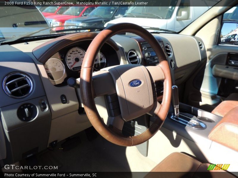 Mahogany Metallic / Tan/Castaño Leather 2008 Ford F150 King Ranch SuperCrew