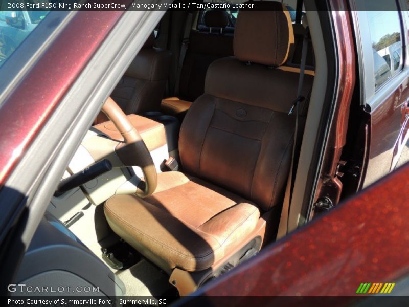 Mahogany Metallic / Tan/Castaño Leather 2008 Ford F150 King Ranch SuperCrew