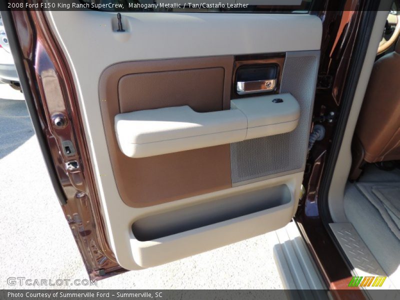 Mahogany Metallic / Tan/Castaño Leather 2008 Ford F150 King Ranch SuperCrew