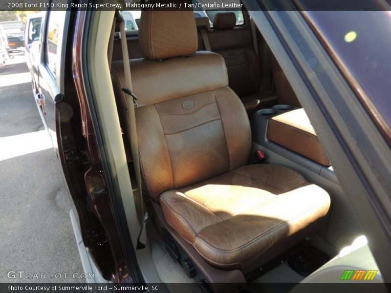 Mahogany Metallic / Tan/Castaño Leather 2008 Ford F150 King Ranch SuperCrew