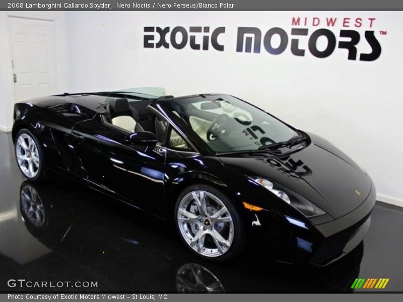 Nero Noctis / Nero Perseus/Bianco Polar 2008 Lamborghini Gallardo Spyder