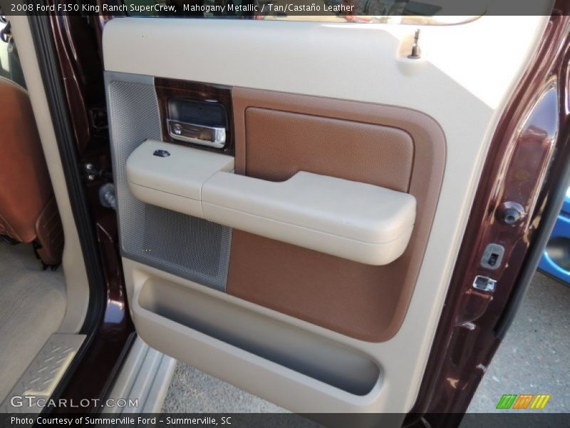 Mahogany Metallic / Tan/Castaño Leather 2008 Ford F150 King Ranch SuperCrew