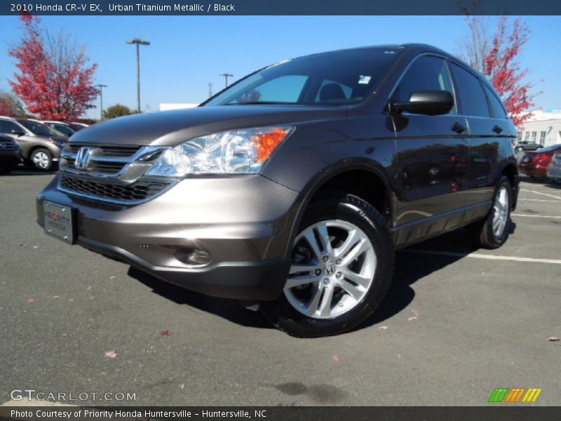 Urban Titanium Metallic / Black 2010 Honda CR-V EX