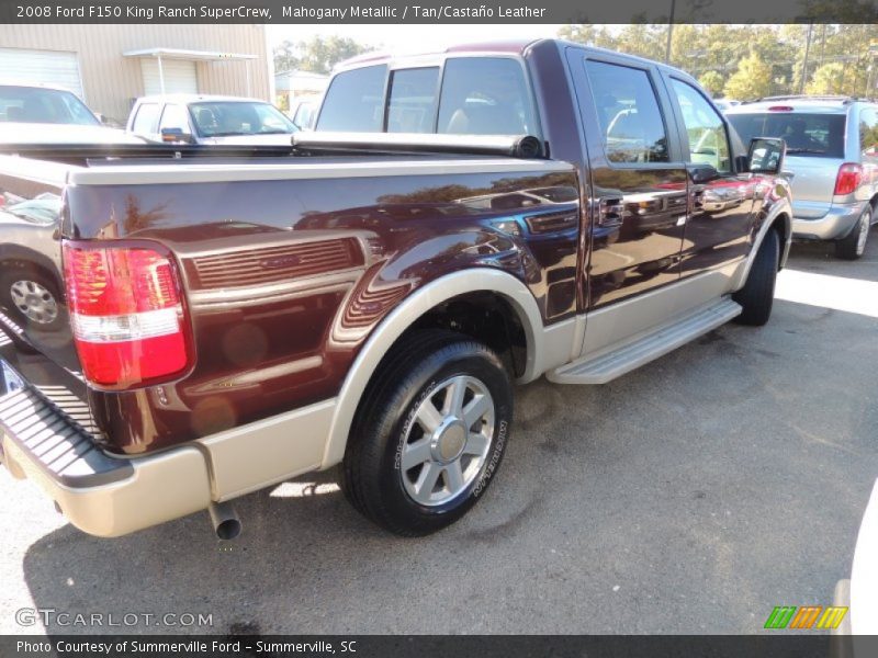 Mahogany Metallic / Tan/Castaño Leather 2008 Ford F150 King Ranch SuperCrew