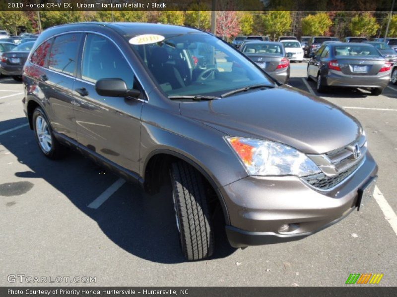 Urban Titanium Metallic / Black 2010 Honda CR-V EX