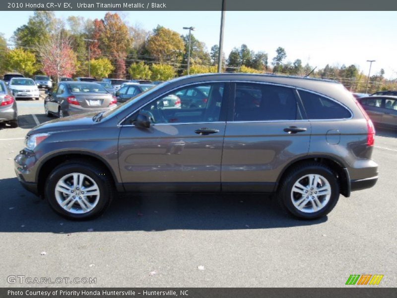 Urban Titanium Metallic / Black 2010 Honda CR-V EX