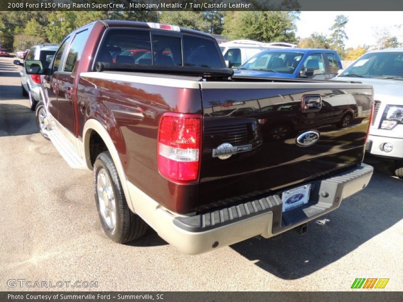 Mahogany Metallic / Tan/Castaño Leather 2008 Ford F150 King Ranch SuperCrew