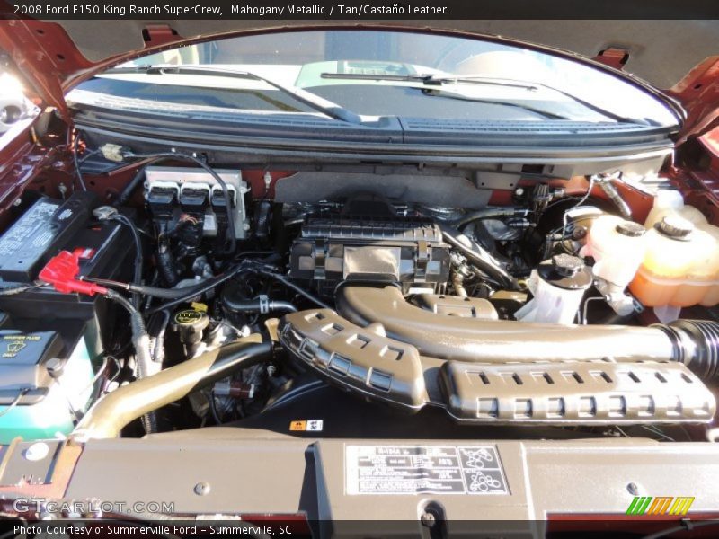 Mahogany Metallic / Tan/Castaño Leather 2008 Ford F150 King Ranch SuperCrew