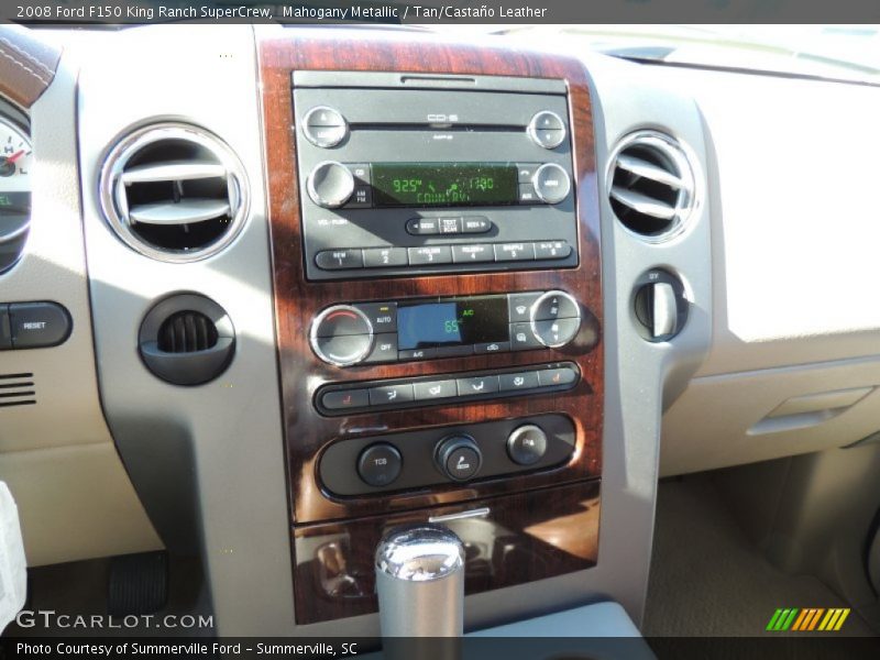 Mahogany Metallic / Tan/Castaño Leather 2008 Ford F150 King Ranch SuperCrew